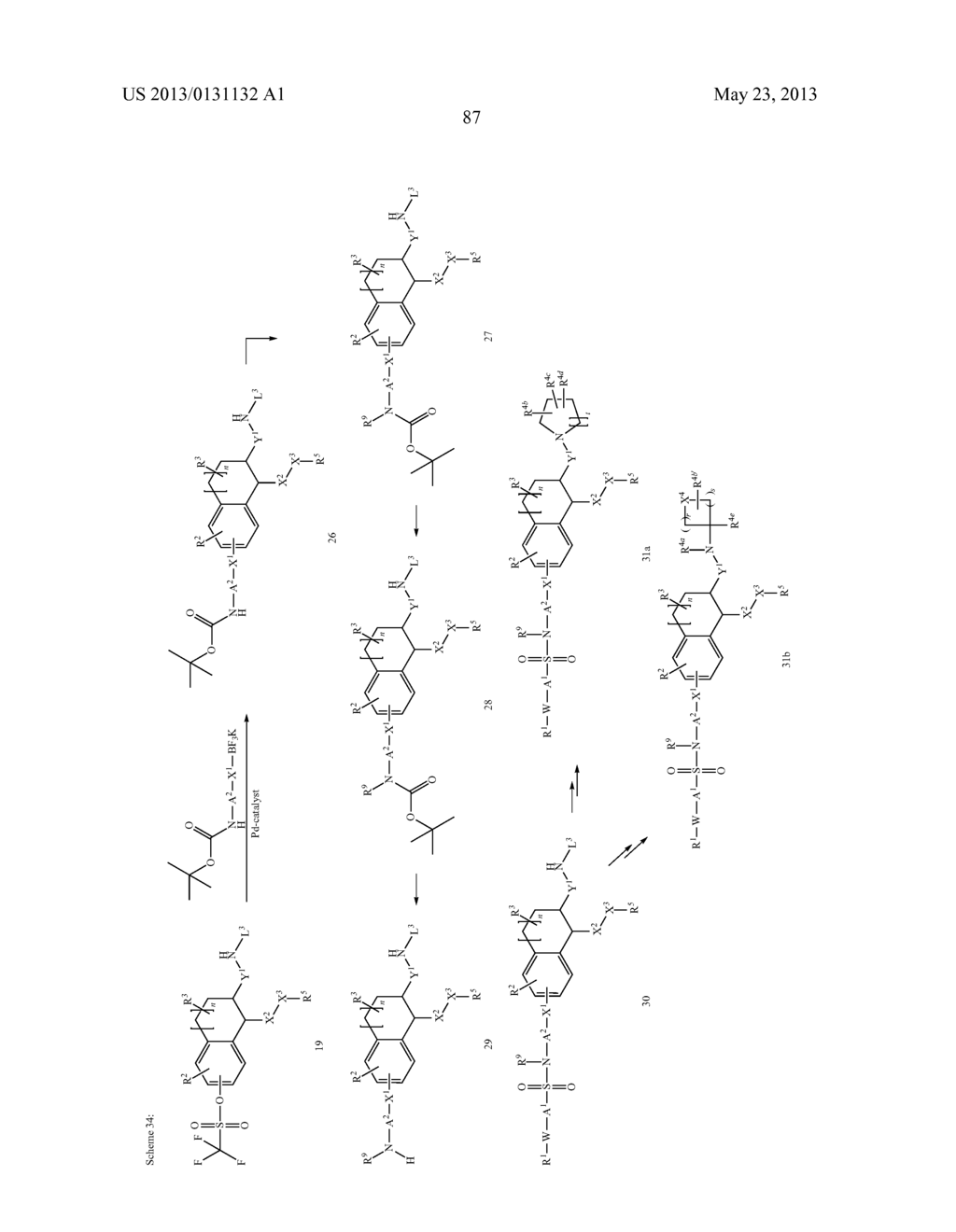 N-SUBSTITUTED AMINOBENZOCYCLOHEPTENE, AMINOTETRALINE, AMINOINDANE AND     PHENALKYLAMINE DERIVATIVES, PHARMACEUTICAL COMPOSITIONS CONTAINING THEM,     AND THEIR USE IN THERAPY - diagram, schematic, and image 88