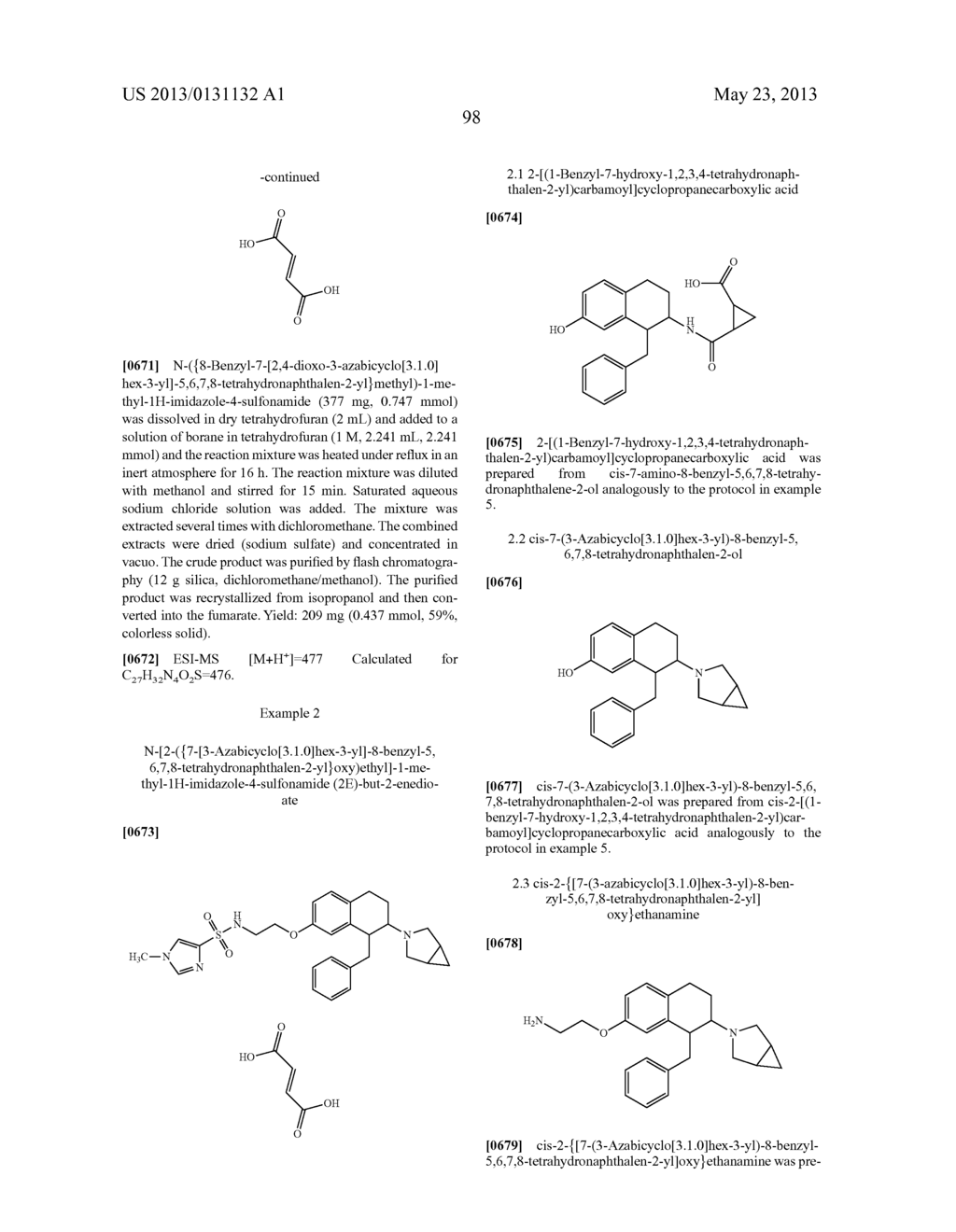 N-SUBSTITUTED AMINOBENZOCYCLOHEPTENE, AMINOTETRALINE, AMINOINDANE AND     PHENALKYLAMINE DERIVATIVES, PHARMACEUTICAL COMPOSITIONS CONTAINING THEM,     AND THEIR USE IN THERAPY - diagram, schematic, and image 99