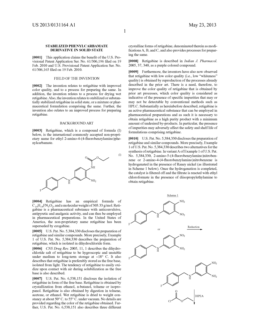 STABILIZED PHENYLCARBAMATE DERIVATIVE IN SOLID STATE - diagram, schematic, and image 02