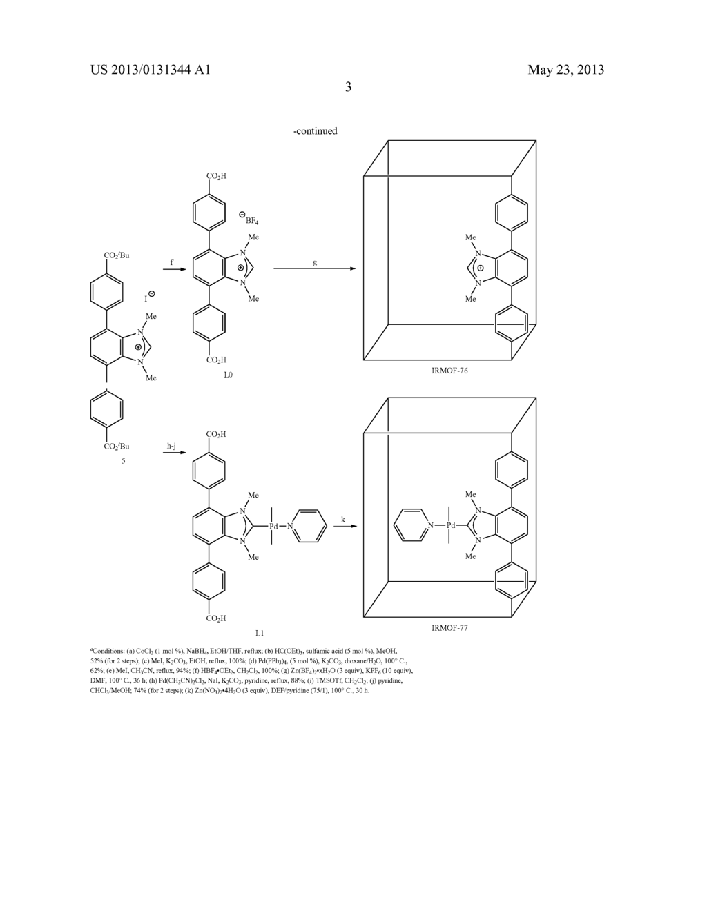 ORGANO-METALLIC FRAMEWORKS DERIVED FROM CARBENOPHILIC METALS AND METHODS     OF MAKING SAME - diagram, schematic, and image 11