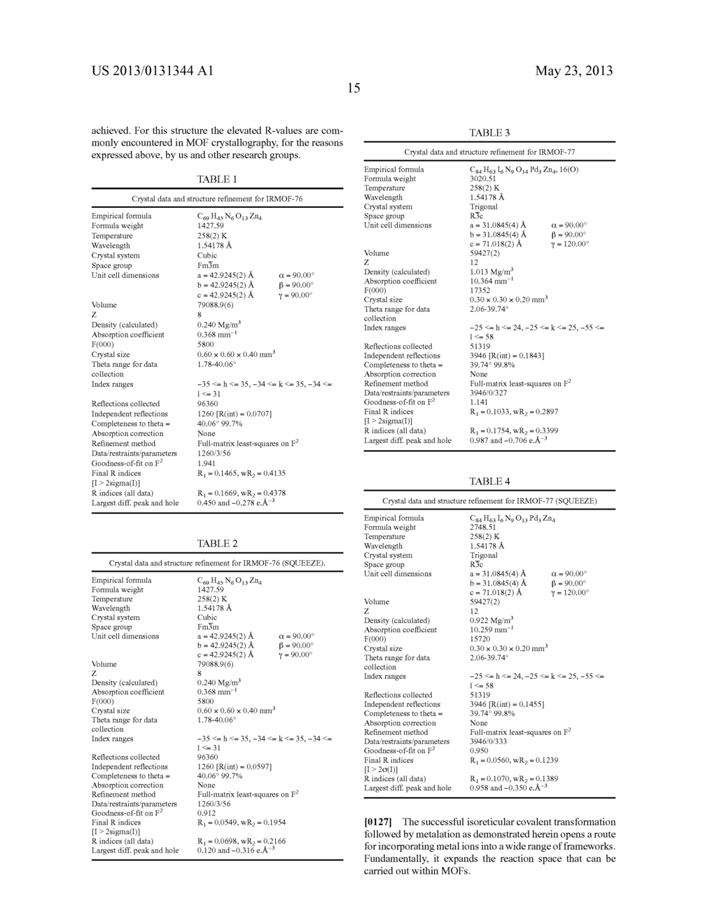 ORGANO-METALLIC FRAMEWORKS DERIVED FROM CARBENOPHILIC METALS AND METHODS     OF MAKING SAME - diagram, schematic, and image 23