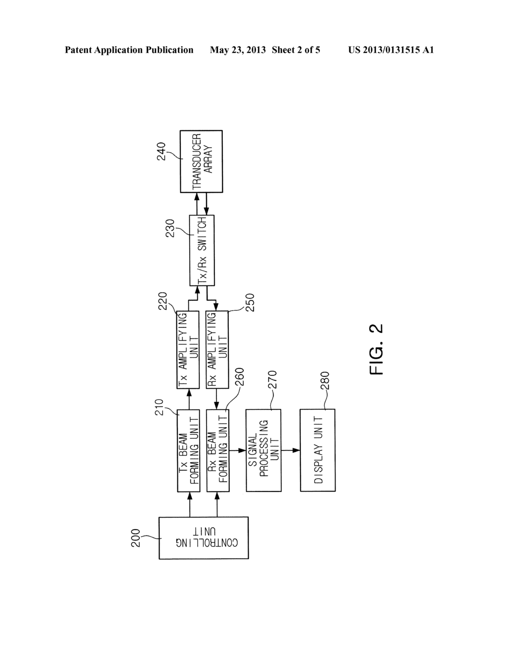 FIXED FOCUS TRANSDUCER ARRAY AND ULTRASONIC WAVE TRANSCEIVING APPARATUS     USING THE SAME - diagram, schematic, and image 03