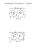 TIBIAL BASEPLATE WITH ASYMMETRIC PLACEMENT OF FIXATION STRUCTURES diagram and image