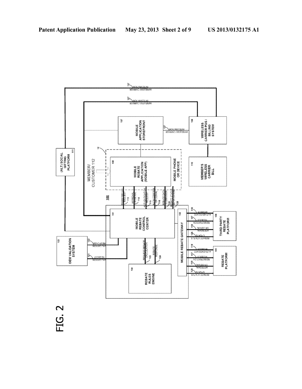 MOBILE DEVICE REBATE SYSTEM - diagram, schematic, and image 03