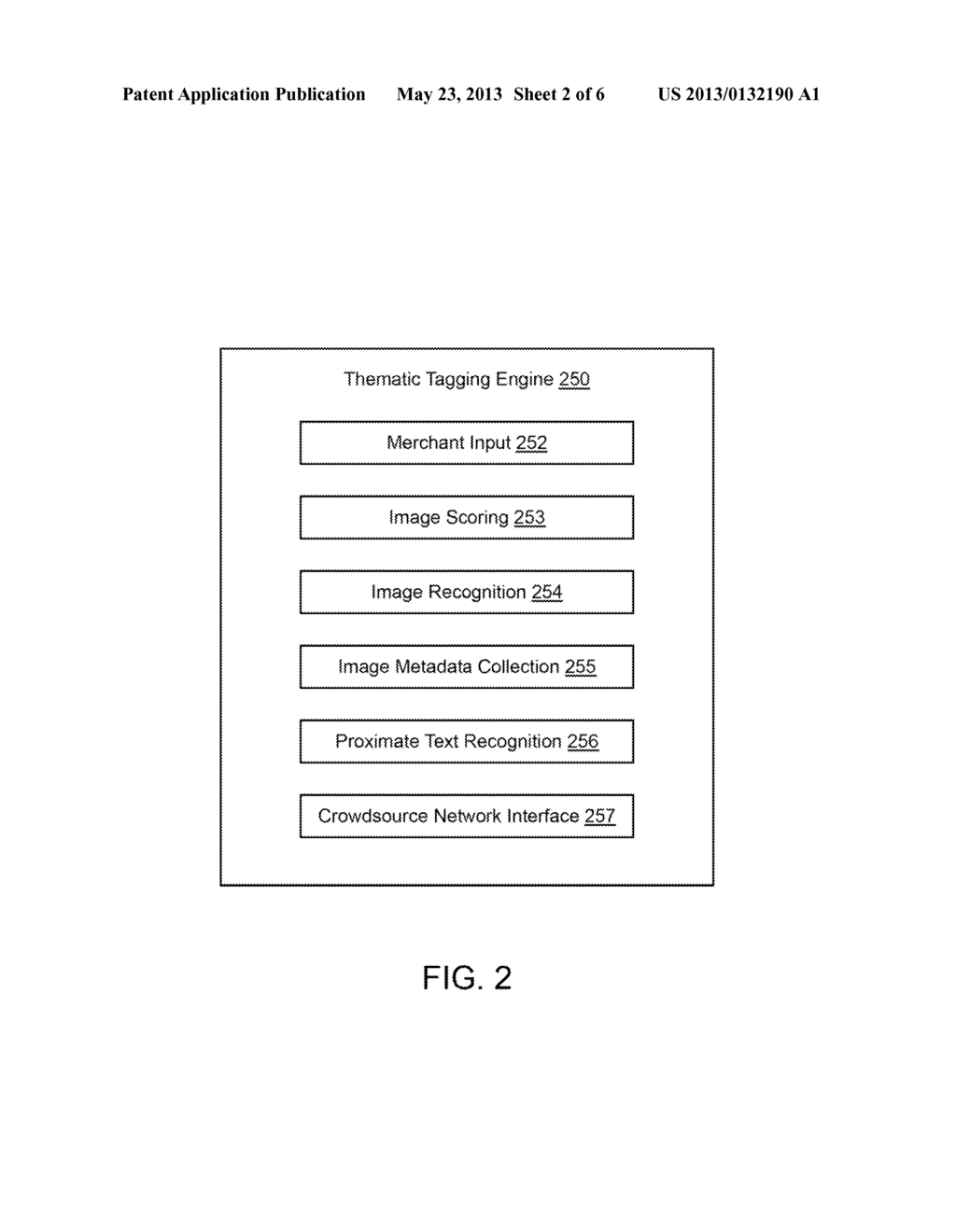 IMAGE TAGGING SYSTEM AND METHOD FOR CONTEXTUALLY RELEVANT ADVERTISING - diagram, schematic, and image 03