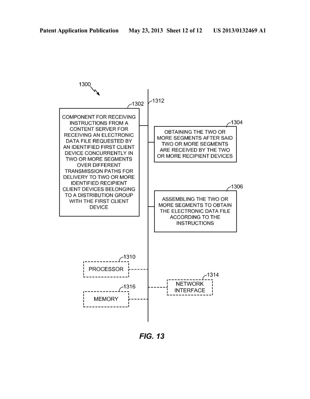 ELECTRONIC CONTENT DELIVERY USING DIVERSIFIED NETWORKS - diagram, schematic, and image 13