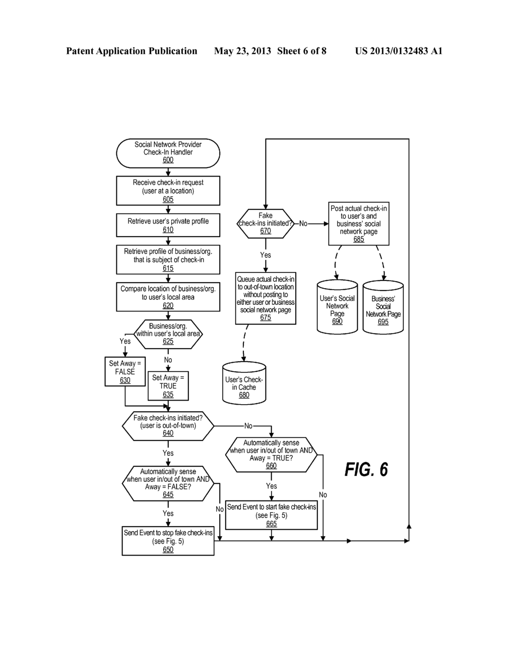 Fake Check-In Entries Posted on Behalf of Social Network Users - diagram, schematic, and image 07