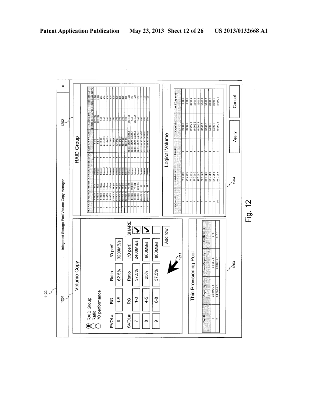 VOLUME COPY MANAGEMENT METHOD ON THIN PROVISIONING POOL OF STORAGE     SUBSYSTEM - diagram, schematic, and image 13