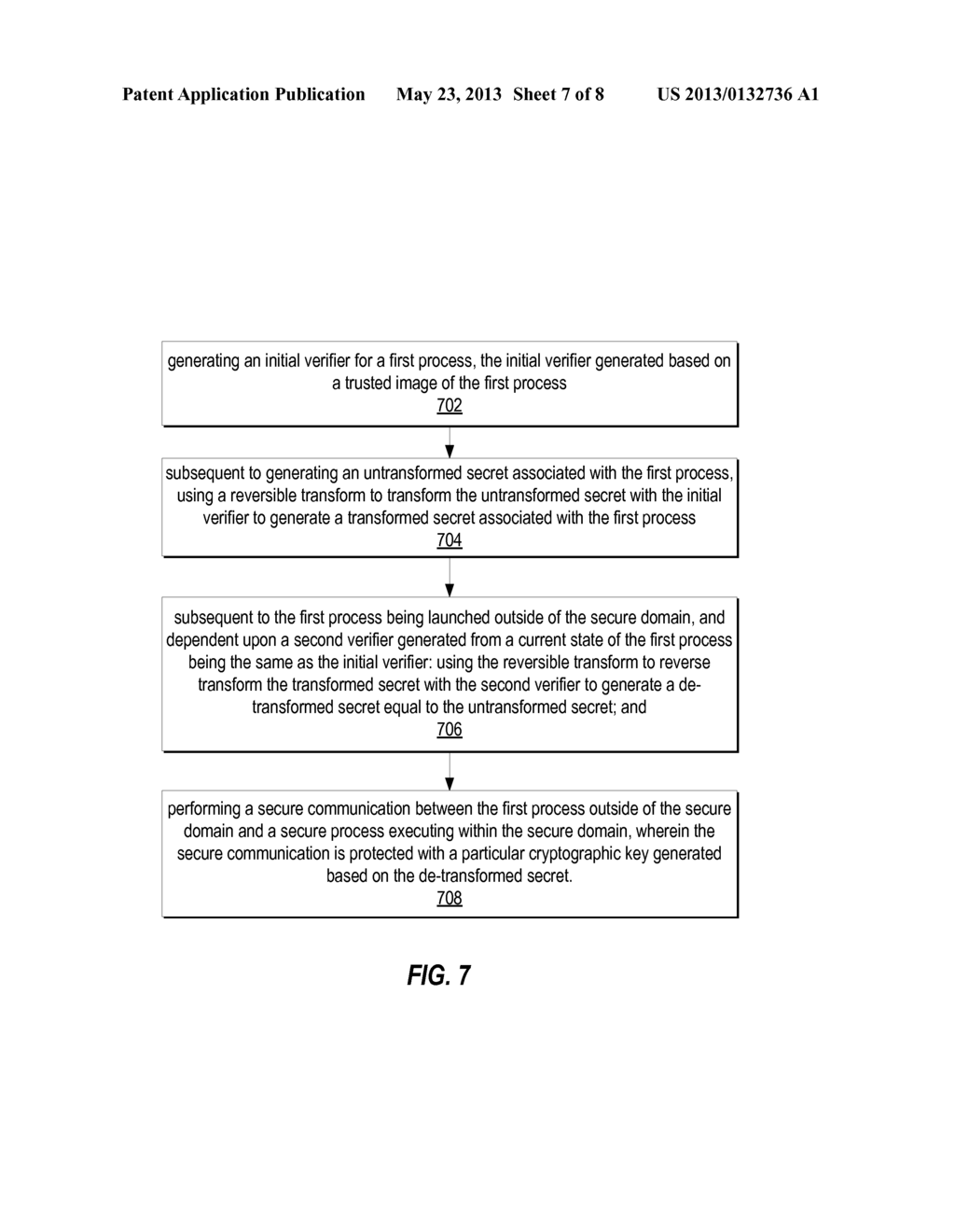 System And Method For Establishing A Shared Secret For Communication     Between Different Security Domains - diagram, schematic, and image 08