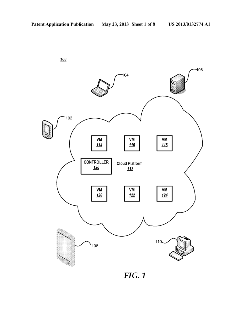 AUTOMATED TESTING OF APPLICATIONS IN CLOUD COMPUTER SYSTEMS - diagram, schematic, and image 02