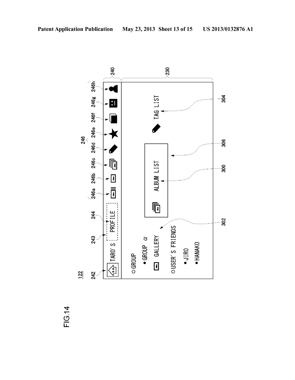 MOBILE INFORMATION DEVICE AND CONTENT DISPLAY METHOD - diagram, schematic, and image 14