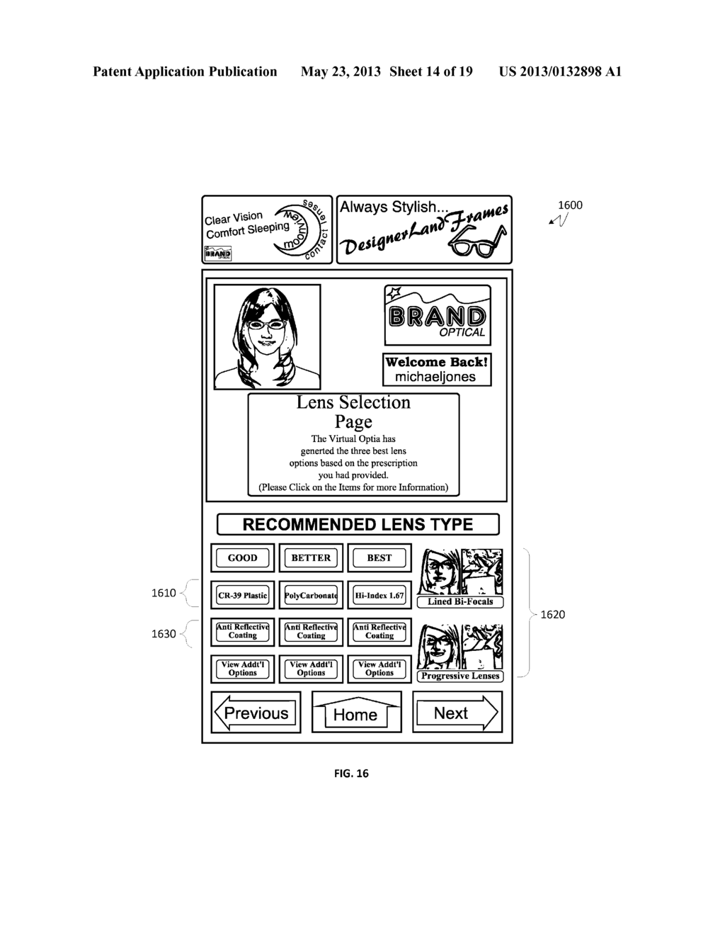 System, Method and Software Product in Eyewear Marketing, Fitting Out and     Retailing - diagram, schematic, and image 15