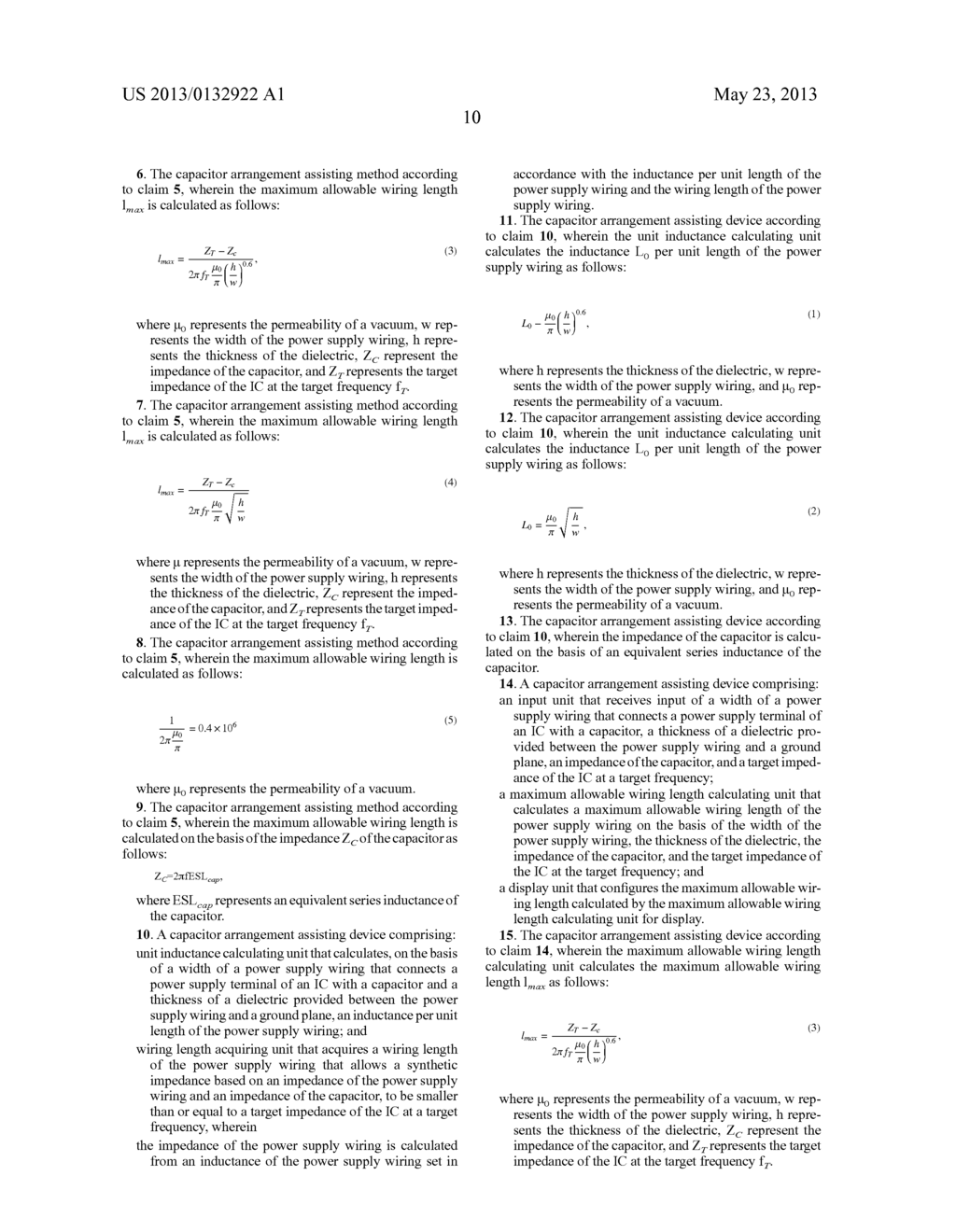 CAPACITOR ARRANGEMENT ASSISTING METHOD AND CAPACITOR ARRANGEMENT ASSISTING     DEVICE - diagram, schematic, and image 20