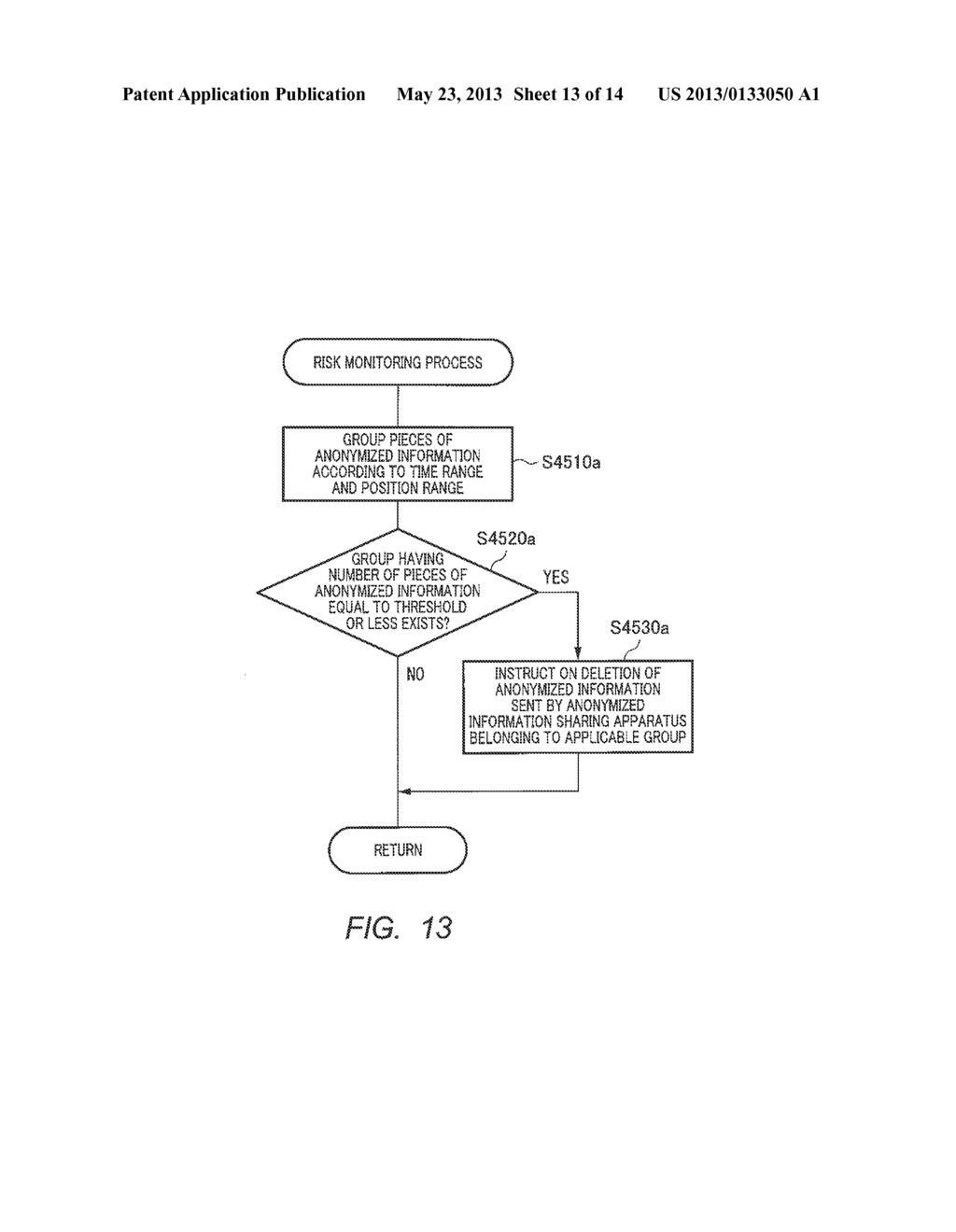 DEVICE FOR SHARING ANONYMIZED INFORMATION, AND METHOD FOR SHARING     ANONYMIZED INFORMATION - diagram, schematic, and image 14