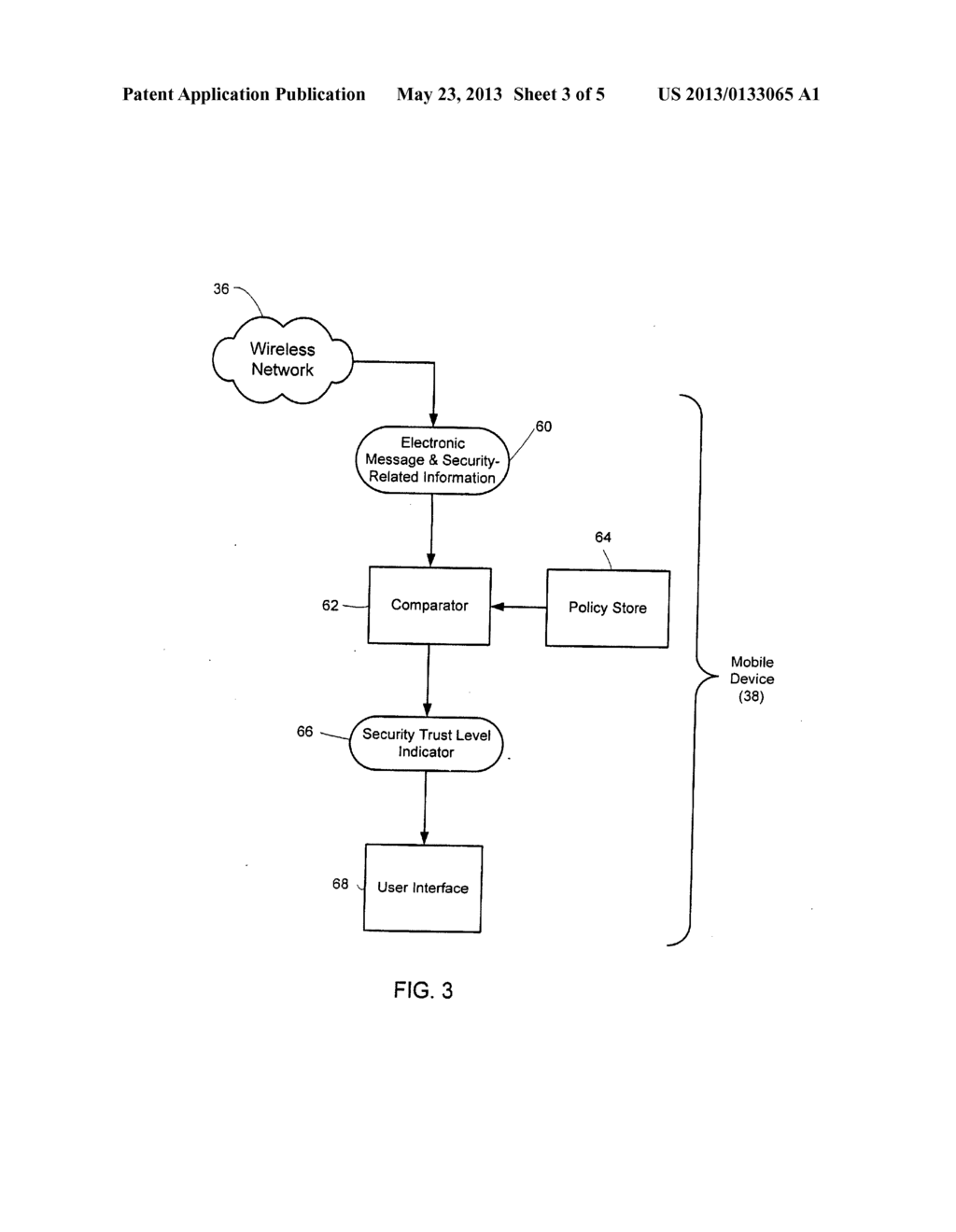 SYSTEM AND METHOD OF INDICATING THE STRENGTH OF ENCRYPTION - diagram, schematic, and image 04