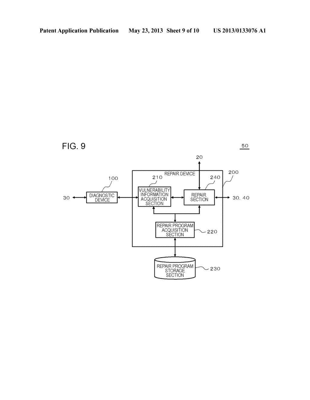 WEB VULNERABILITY REPAIR APPARATUS, WEB SERVER, WEB VULNERABILITY REPAIR     METHOD, AND PROGRAM - diagram, schematic, and image 10