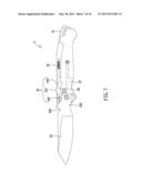ASSISTED OPENING FOLDING KNIFE WITH SLIDING KEY diagram and image