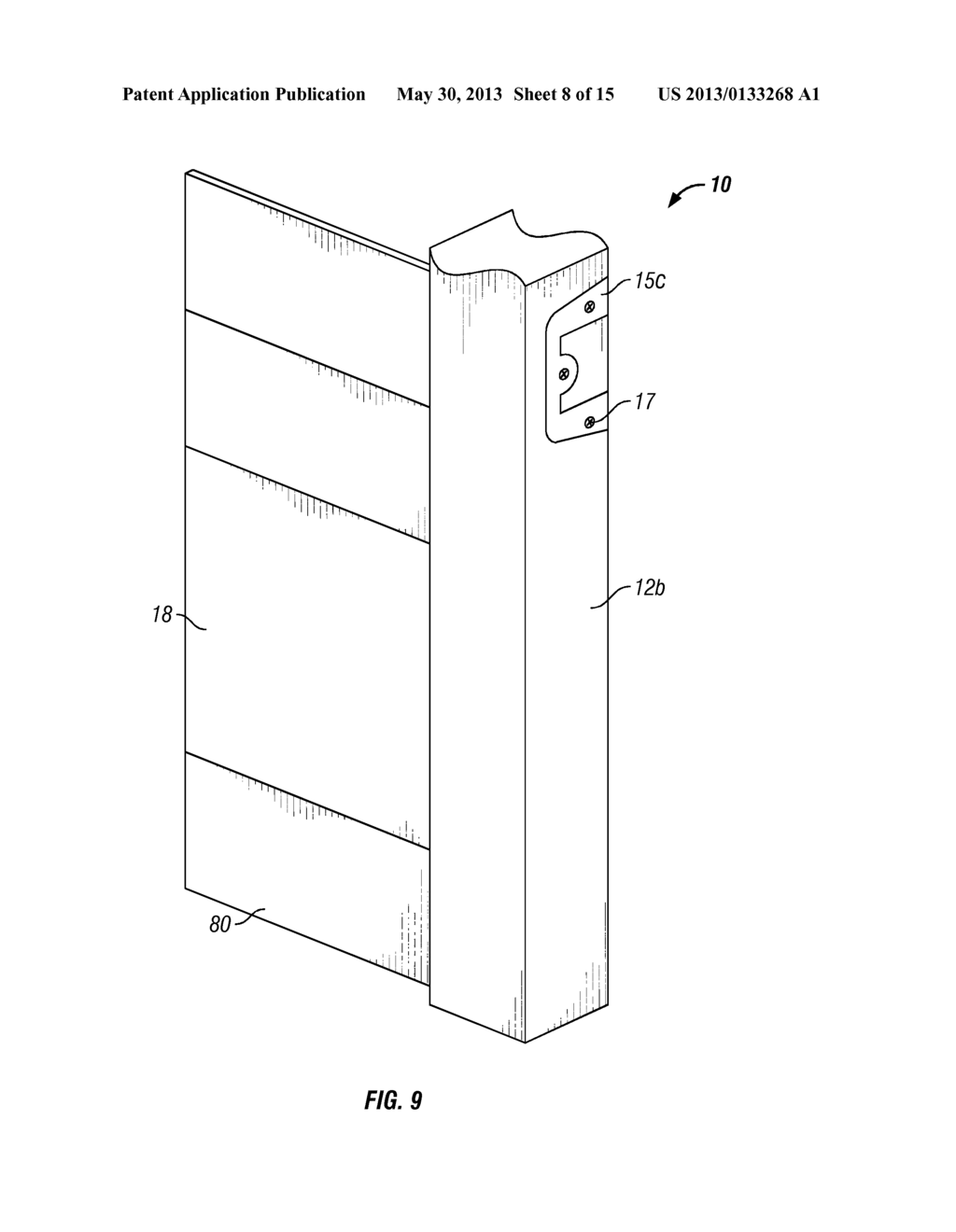 Dimension Adjustable Composite Doors, Bi-Fold Doors, and Methods of     Construction Thereof - diagram, schematic, and image 09