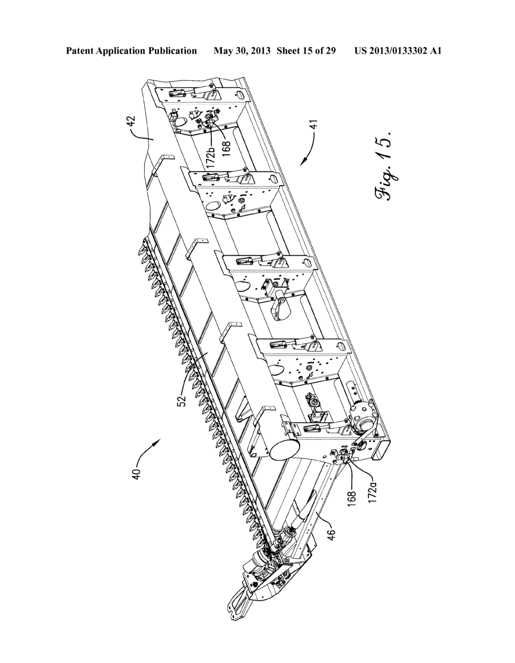 FLEXIBLE DRAPER HEADER HAVING CENTER DRAPER - diagram, schematic, and image 16