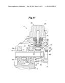 AUXILIARY DEVICE MOUNTING STRUCTURE FOR AN INTERNAL COMBUSTION ENGINE diagram and image