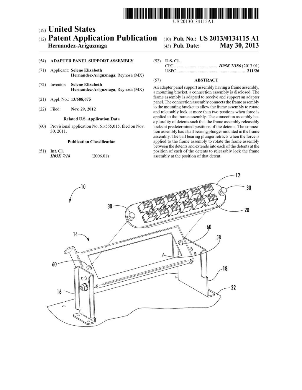 ADAPTER PANEL SUPPORT ASSEMBLY - diagram, schematic, and image 01