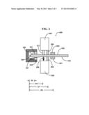 METHOD AND APPARATUS FOR REMOVING PERIPHERAL PORTION OF A GLASS SHEET diagram and image