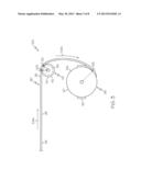 METHODS AND APPARATUSES FOR CONVEYING FLEXIBLE GLASS SUBSTRATES diagram and image