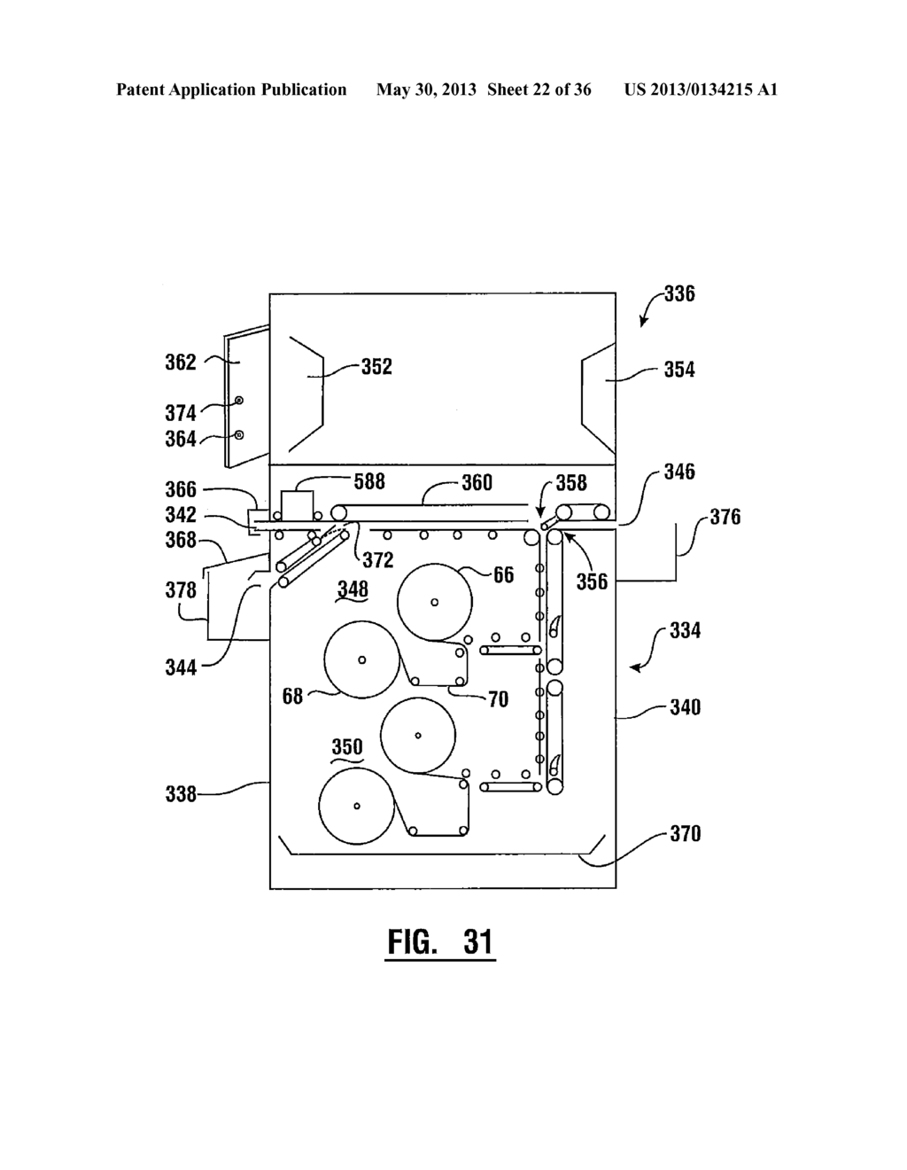 BANKING TRANSACTION MACHINE THAT OPERATES RESPONSIVE TO DATA BEARING     RECORDS - diagram, schematic, and image 23