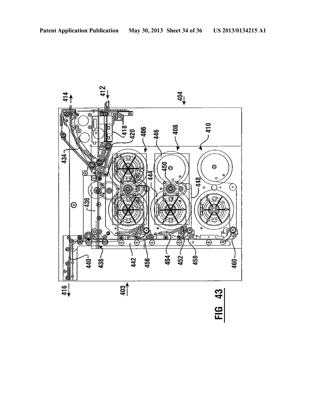 BANKING TRANSACTION MACHINE THAT OPERATES RESPONSIVE TO DATA BEARING     RECORDS - diagram, schematic, and image 35