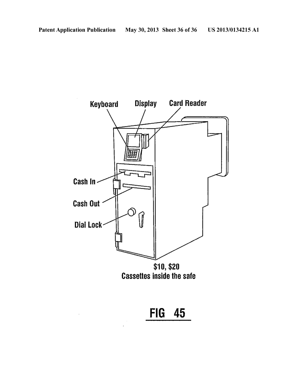 BANKING TRANSACTION MACHINE THAT OPERATES RESPONSIVE TO DATA BEARING     RECORDS - diagram, schematic, and image 37