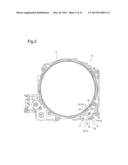 MOTOR SUPPORT STRUCTURE OF LENS BARREL diagram and image