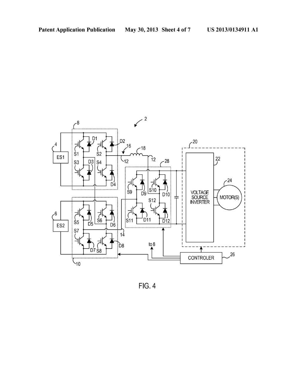 MODULAR STACKED DC ARCHITECTURE TRACTION SYSTEM AND METHOD OF MAKING SAME - diagram, schematic, and image 05