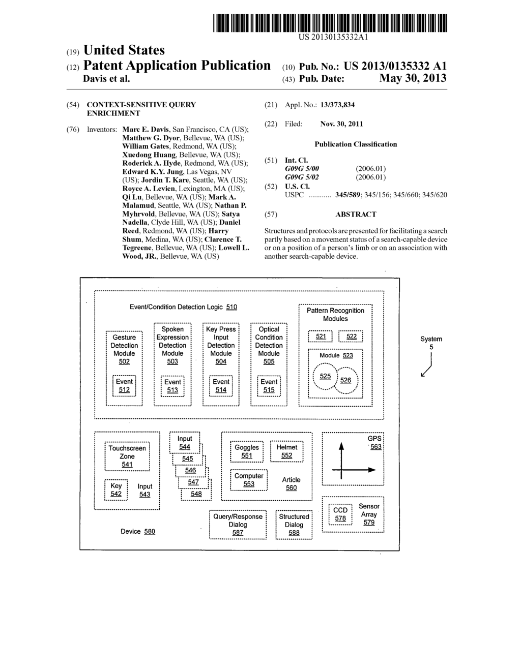 Context-sensitive query enrichment - diagram, schematic, and image 01