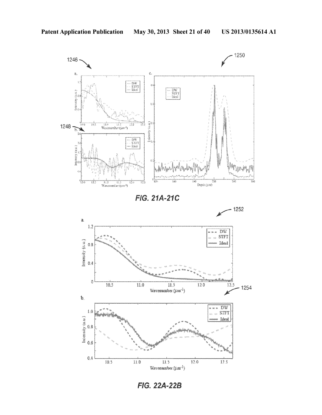 DUAL WINDOW PROCESSING SCHEMES FOR SPECTROSCOPIC OPTICAL COHERENCE     TOMOGRAPHY (OCT) AND FOURIER DOMAIN LOW COHERENCE INTERFEROMETRY - diagram, schematic, and image 22