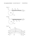 CONTINUOUS ROLL OF OPTICAL FUNCTION FILM, METHOD OF MANUFACTURE OF LIQUID     CRYSTAL DISPLAY ELEMENT EMPLOYING SAME, AND OPTICAL FUNCTION FILM     LAMINATING DEVICE diagram and image