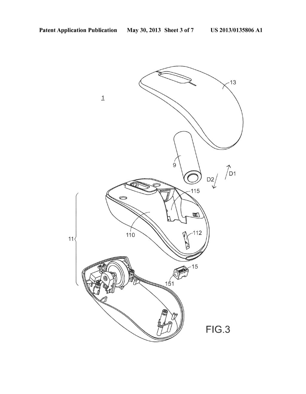 MOUSE WITH DETACHABLE COVER - diagram, schematic, and image 04