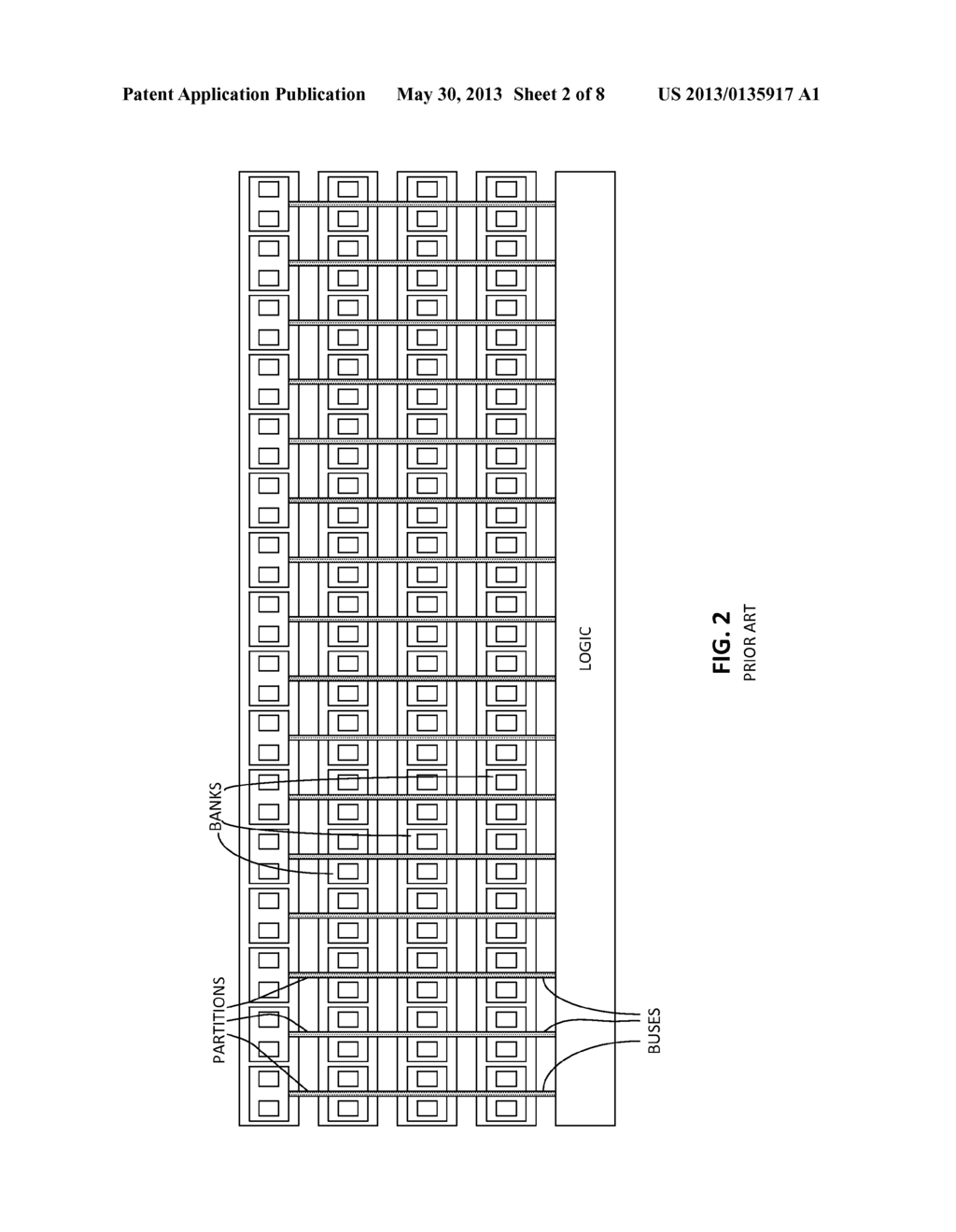 MEMORY SYSTEM AND METHOD USING STACKED MEMORY DEVICE DICE - diagram, schematic, and image 03