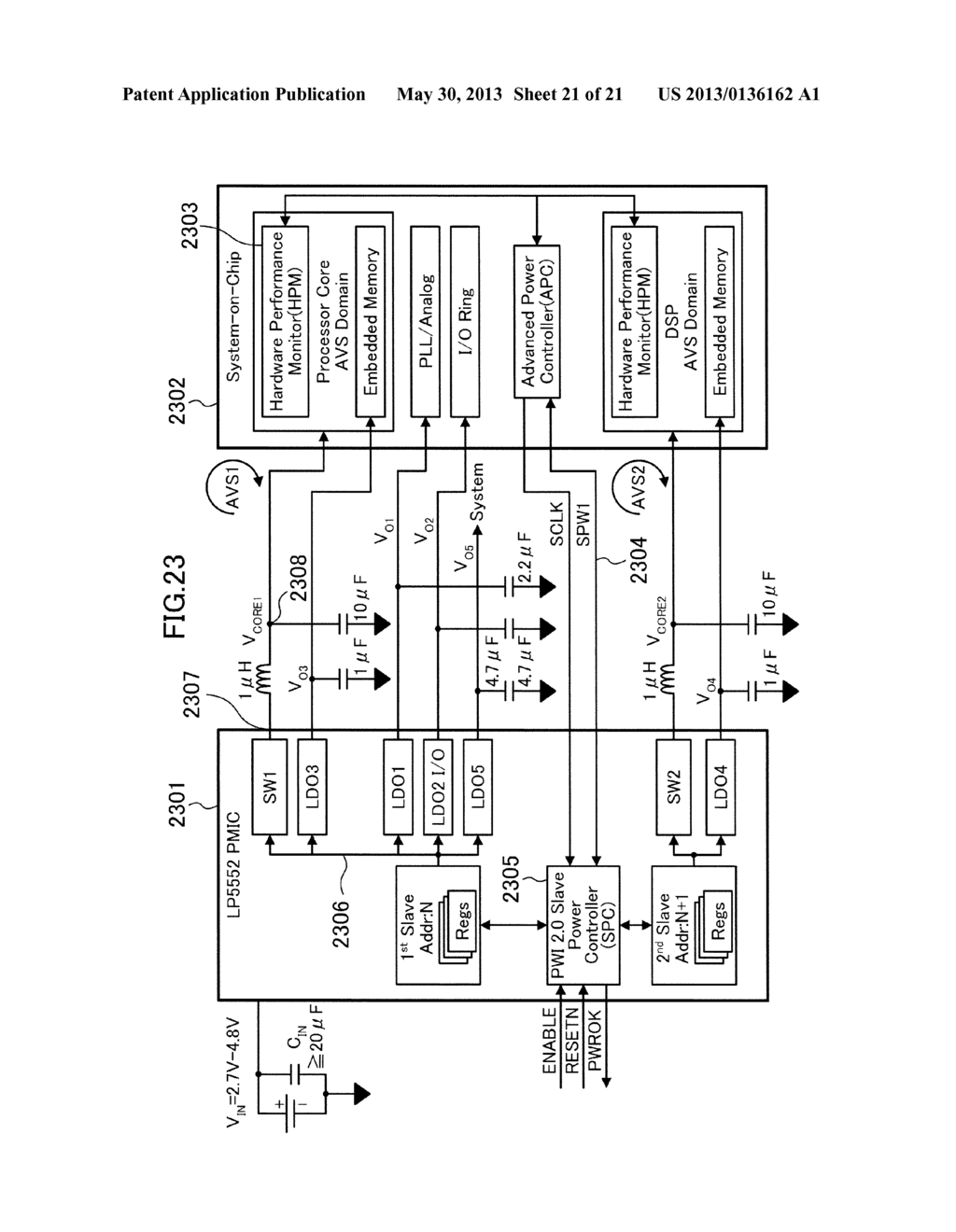 SEMICONDUCTOR INTEGRATED CIRCUIT AND ELECTRONIC APPARATUS PROVIDED WITH     SAME - diagram, schematic, and image 22