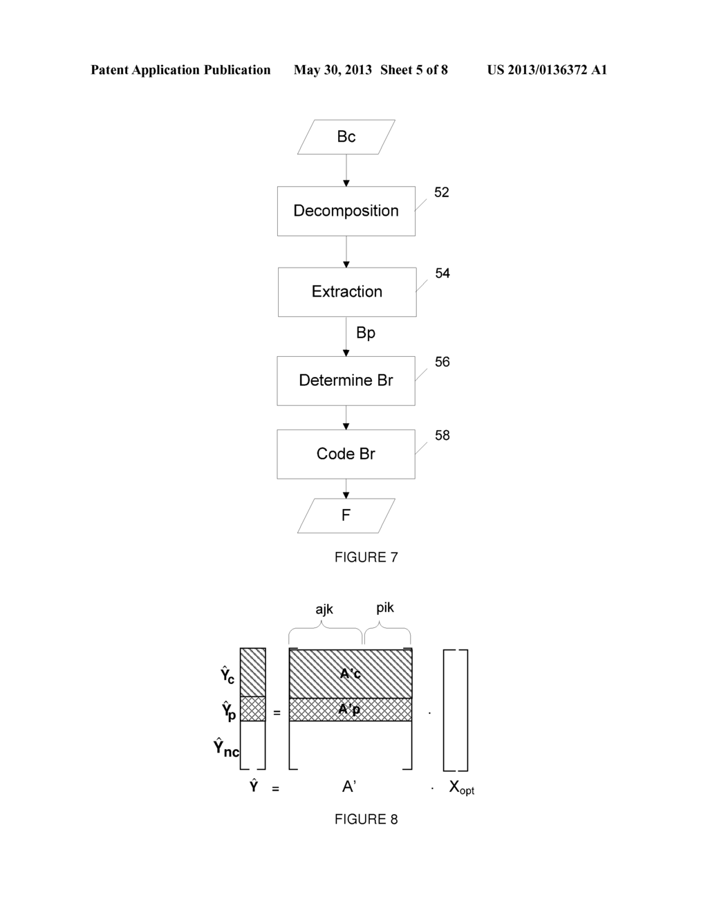 METHOD FOR CODING AND METHOD FOR RECONSTRUCTION OF A BLOCK OF AN IMAGE     SEQUENCE AND CORRESPONDING DEVICES - diagram, schematic, and image 06