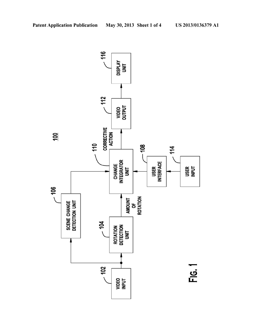 METHOD AND APPARATUS FOR CORRECTING ROTATION OF VIDEO FRAMES - diagram, schematic, and image 02
