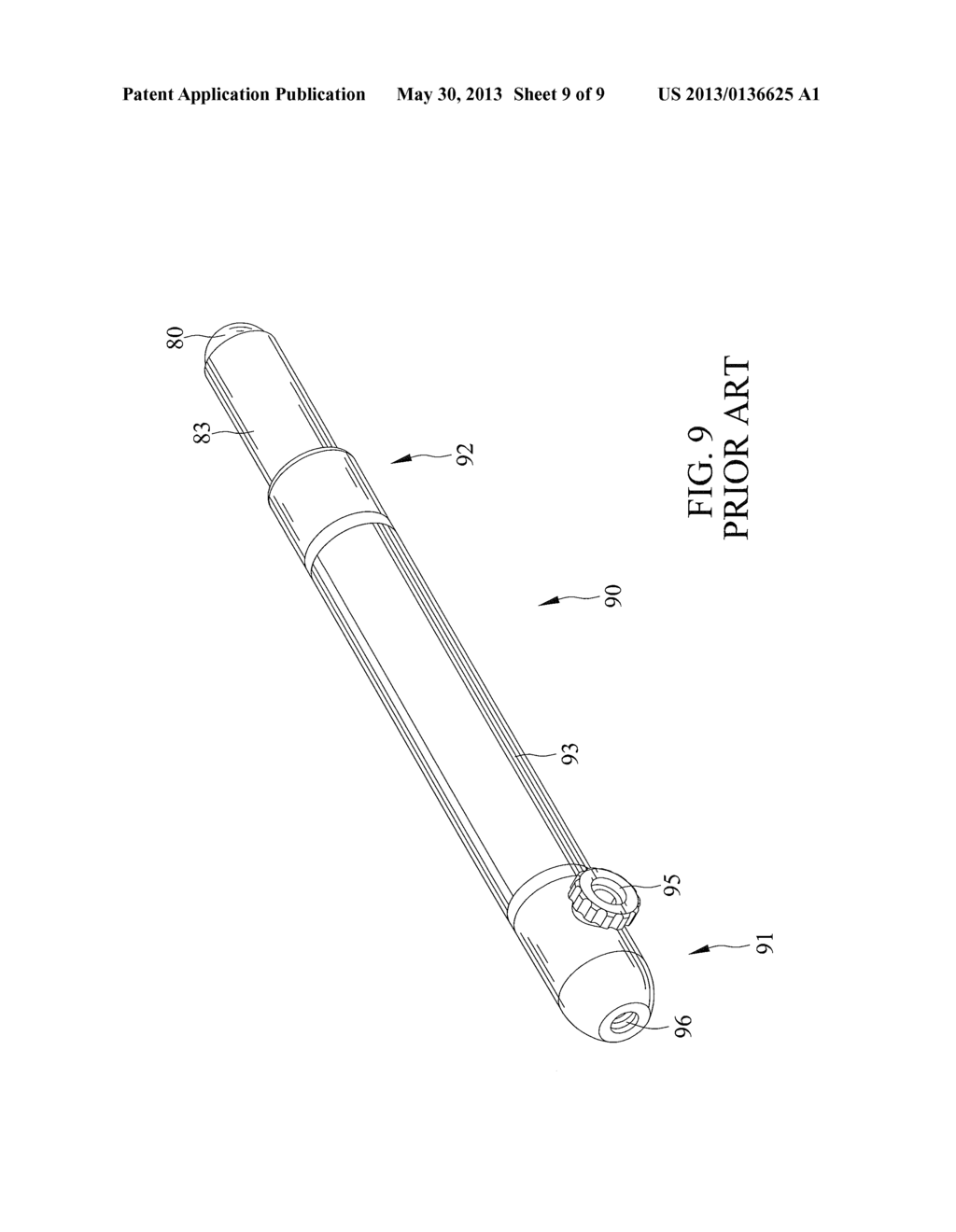 Pump Adapted to be Operably Moved or to Use High-Pressure Air Cartridge to     Inflate Object - diagram, schematic, and image 10