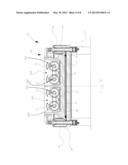 PRESS FOR VACUUM VIBRO-COMPRESSION OF SLABS OR BLOCKS OR ARTICLES OF     AGGLOMERATED OR CERAMIC MATERIAL diagram and image