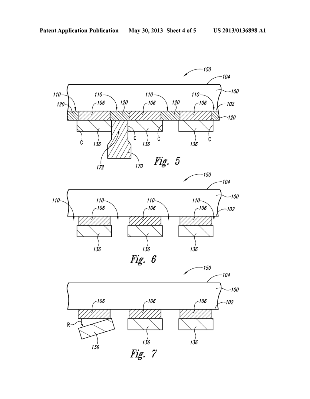 METHODS AND SYSTEMS FOR RELEASABLY ATTACHING SUPPORT MEMBERS TO     MICROFEATURE WORKPIECES - diagram, schematic, and image 05