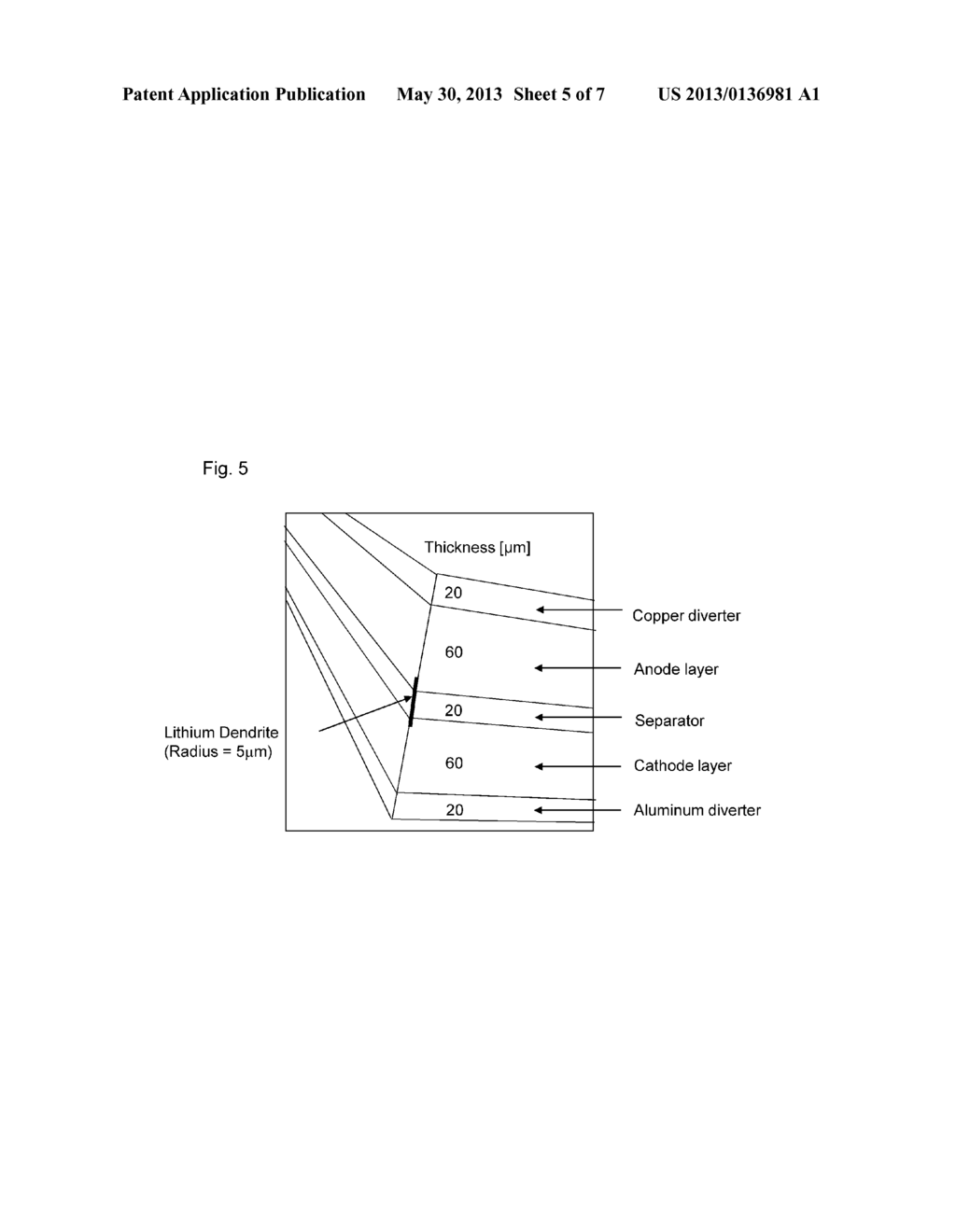 COMPONENTS FOR BATTERY CELLS WITH INORGANIC CONSTITUENTS OF LOW THERMAL     CONDUCTIVITY - diagram, schematic, and image 06