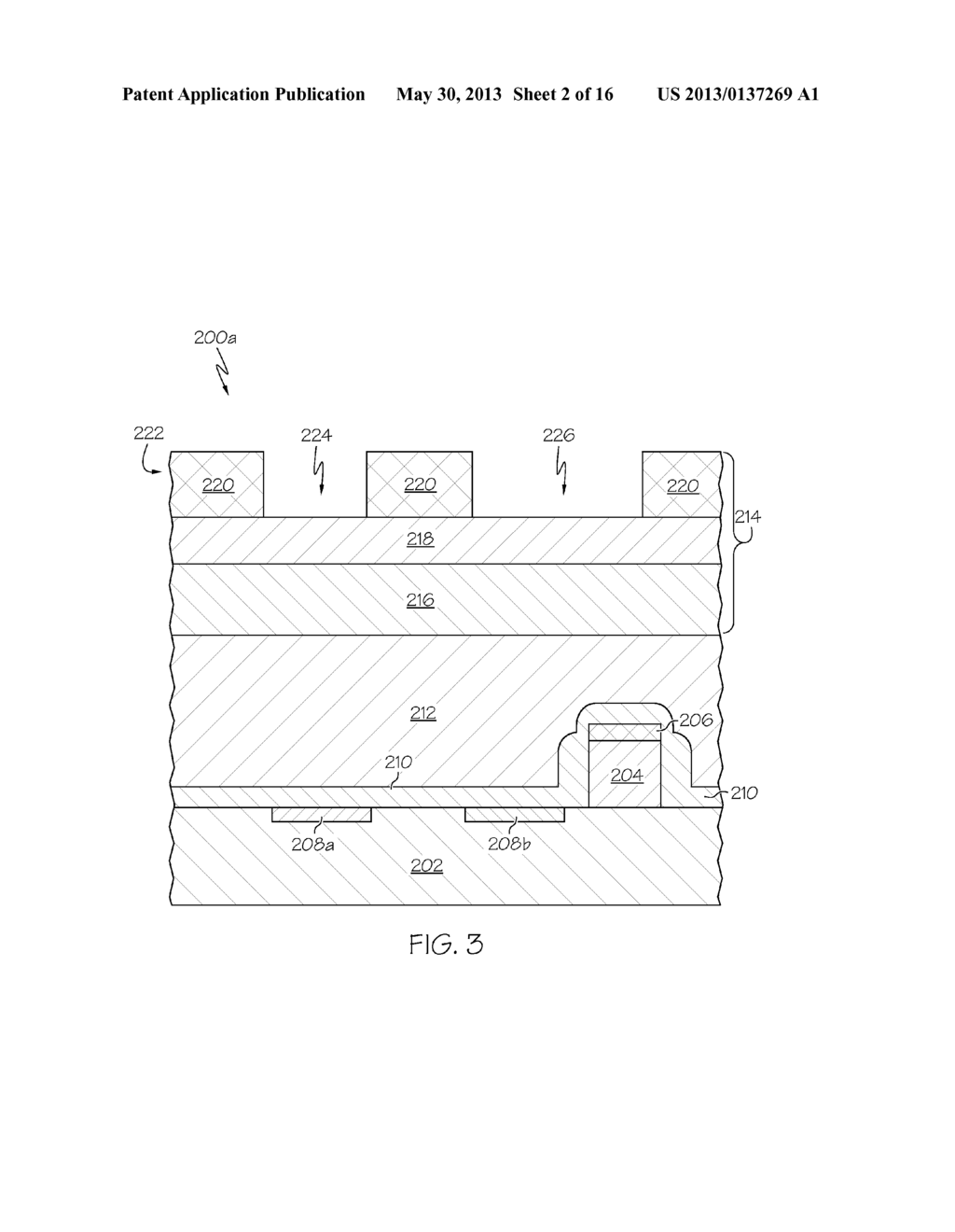 PATTERNING METHOD FOR FABRICATION OF A SEMICONDUCTOR DEVICE - diagram, schematic, and image 03