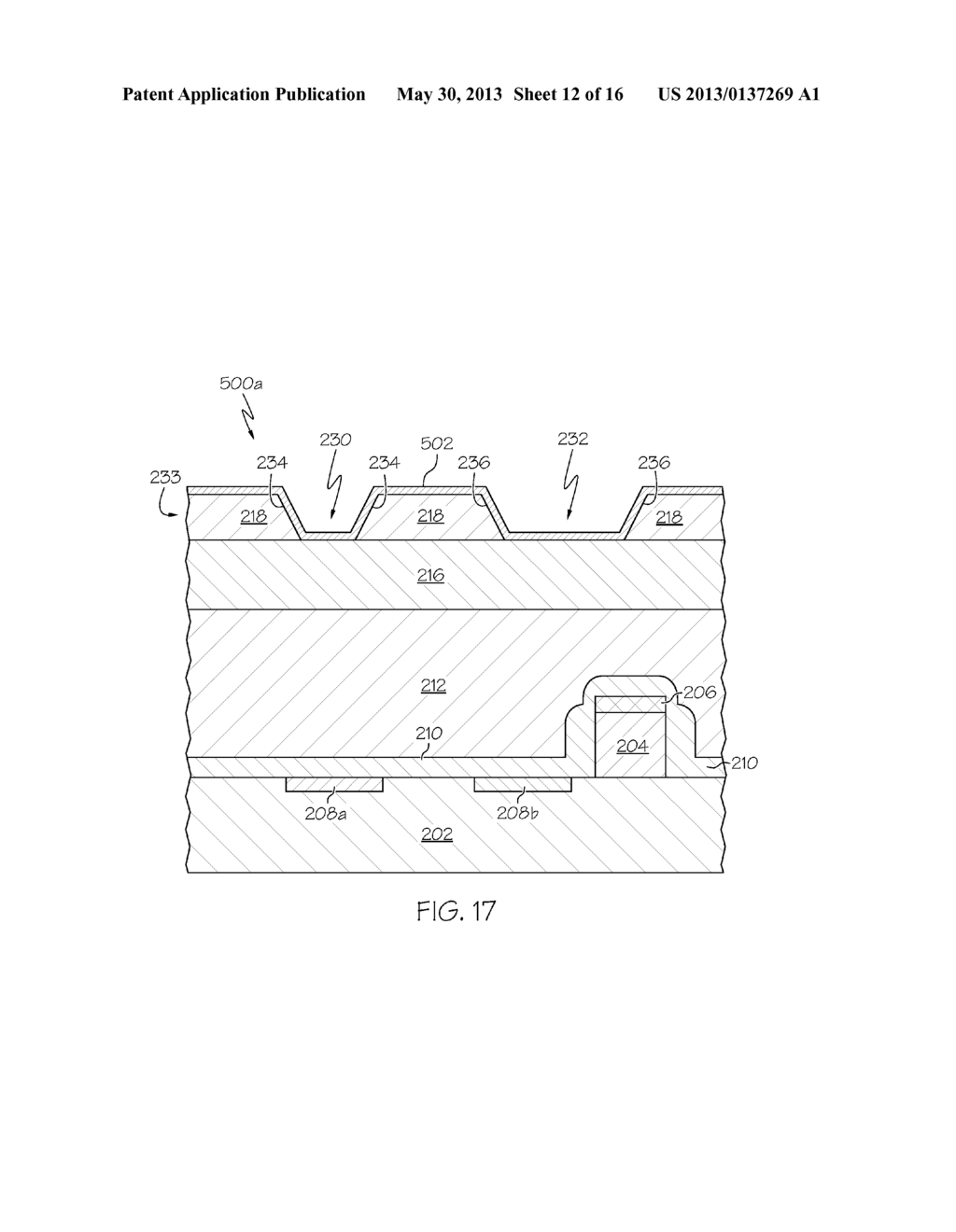 PATTERNING METHOD FOR FABRICATION OF A SEMICONDUCTOR DEVICE - diagram, schematic, and image 13