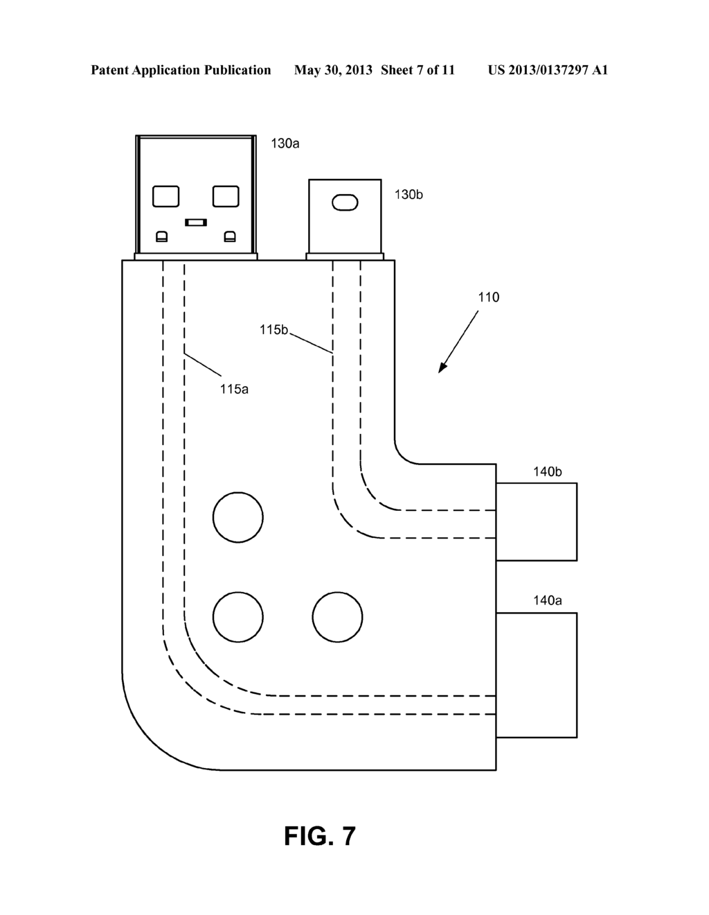 Docking Station for an Electronic Device having Improved Connector     Interface - diagram, schematic, and image 08