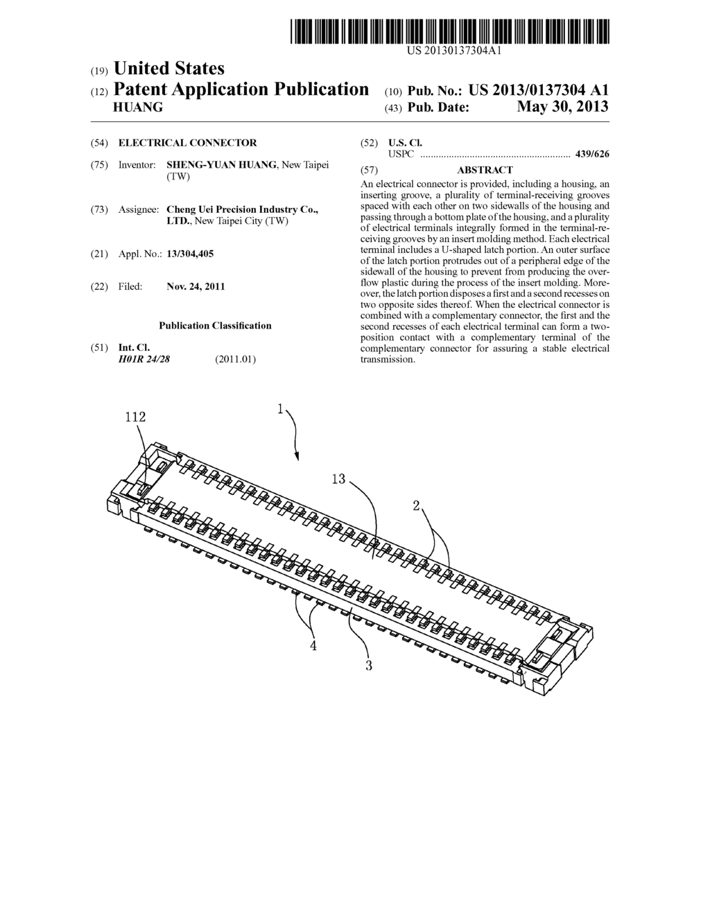 ELECTRICAL CONNECTOR - diagram, schematic, and image 01