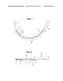 UNDERWIRE FOR A BRASSIERE diagram and image