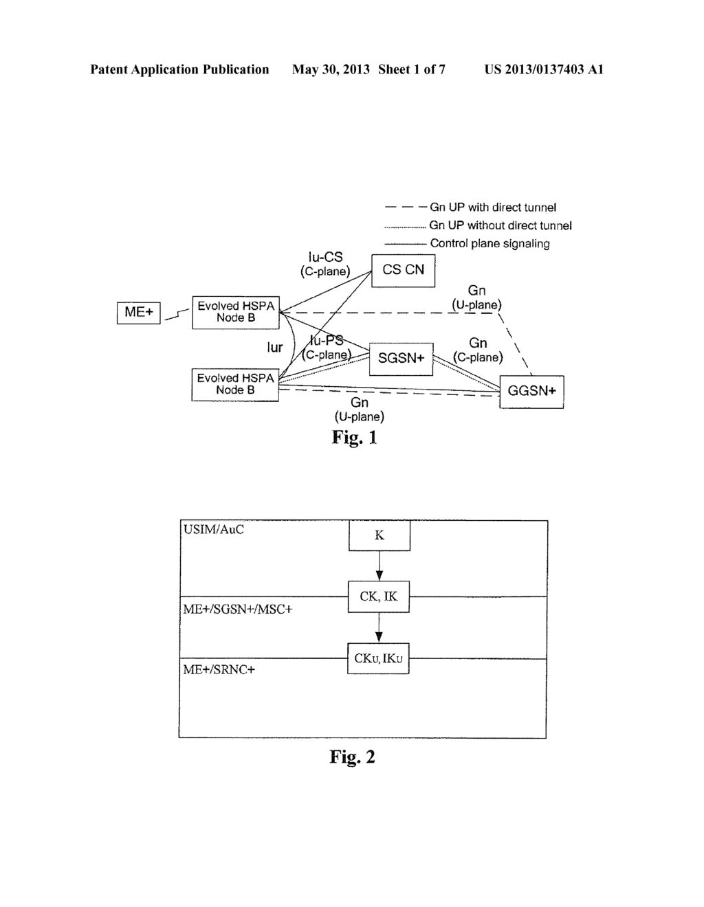 Method for Updating Air Interface Key, Core Network Node and User     Equipment - diagram, schematic, and image 02